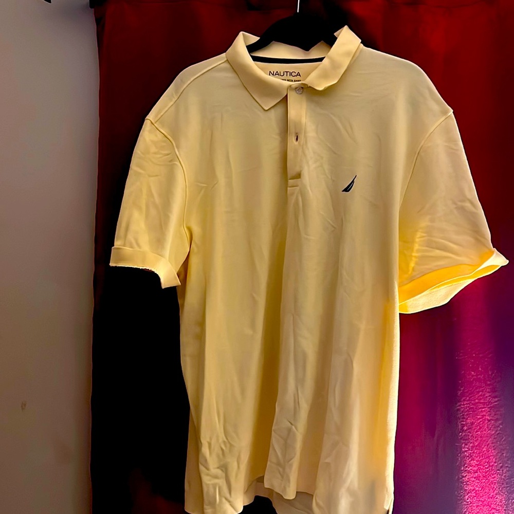 Extra large yellow Nautica shirt men’s